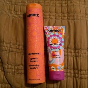BN Amika Normcore shampoo and Soulfood Noirishing Mask